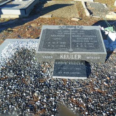 KEULER Abraham 1889-1964 &amp; Maria Johanna Elizabeth VLOK 1890-1967 :: KEULER Eddie 1927-2005