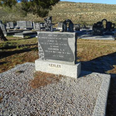 KEULER Johan G. 1880-1962 &amp; Elizabeth S.C. 1882-1974