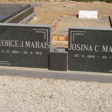 MARAIS George J. 1894-1970 &amp; Josina C. 1889-1977