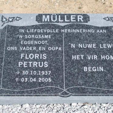 MÜLLER Floris Petrus 1937-2005