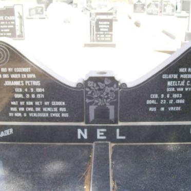 NEL Johannes Petrus 1904-1971 &amp; Neeltje C.J. VAN WYK 1903-1986