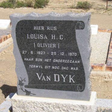 DYK Louisa H.C., van nee OLIVIER 1927-1970