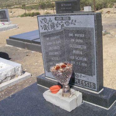 PLESSIS Jacobus Johannes, du 1929-1997 &amp; Elizabeth Maria SCHEUN 1939-