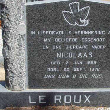 ROUX Nicolaas, le 1885-1972