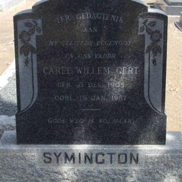 SYMINGTON Carel Willem Gert 1905-1967