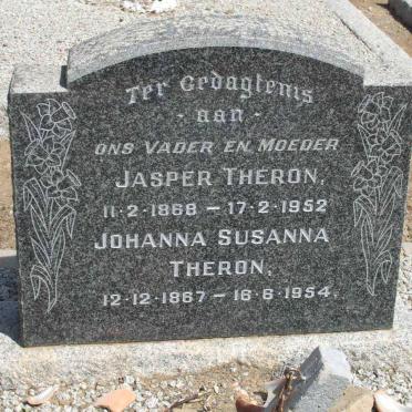 THERON Jasper 1868-1952 &amp; Johanna Susanna 1867-1954