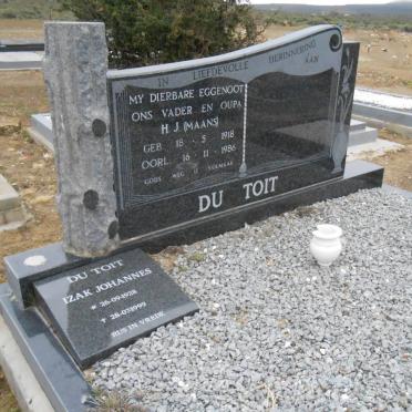 TOIT H.J., du 1918-1986 :: TOIT Izak Johannes, du 1928-1999