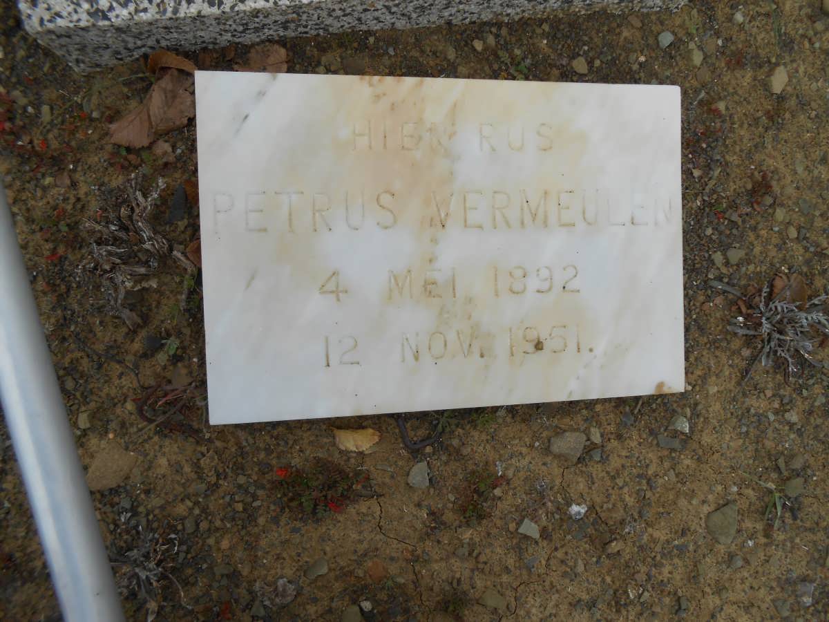 VERMEULEN Petrus 1892-1951