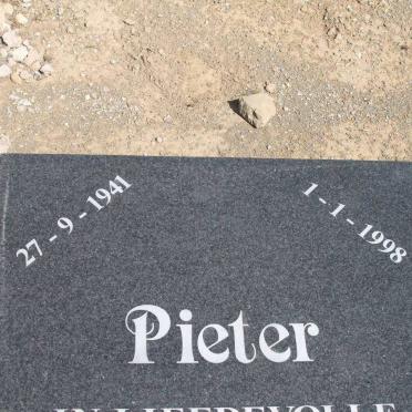 VISSER Pieter 1941-1998 &amp; Rita 1941-