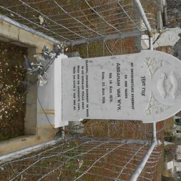 WYK Abraham, van 1870-1936