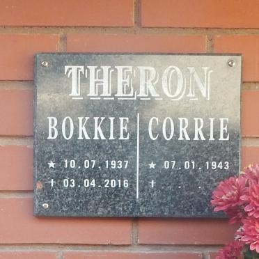 THERON Bokkie 1937-2016 &amp; Corrie 1943-
