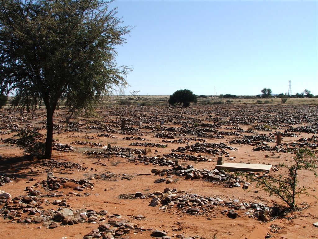 1. Oorsig oor begraafplaas aan westekant