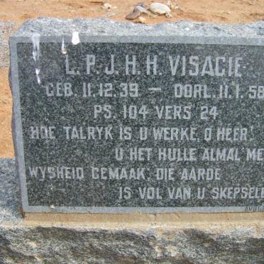 VISAGIE L.P.J.H.H. 1939-1958