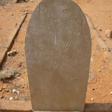 COETZEE ADonia Willemiena 1907-1949