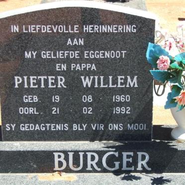 BURGER Pieter Willem 1960-1992