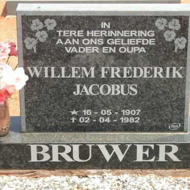 BRUWER Willem Frederik Jacobus 1907-1982