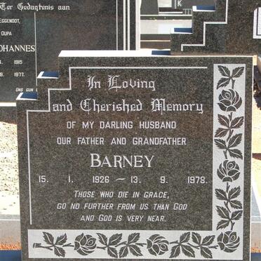 BARNES Barney 1926-1978