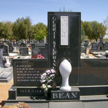 BEAN Gerrit Stephanus 1945-1996