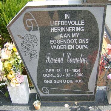 BOOYSEN Barend Cornelius 1924-2000