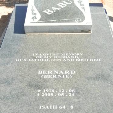 BABU Bernard 1976-2008
