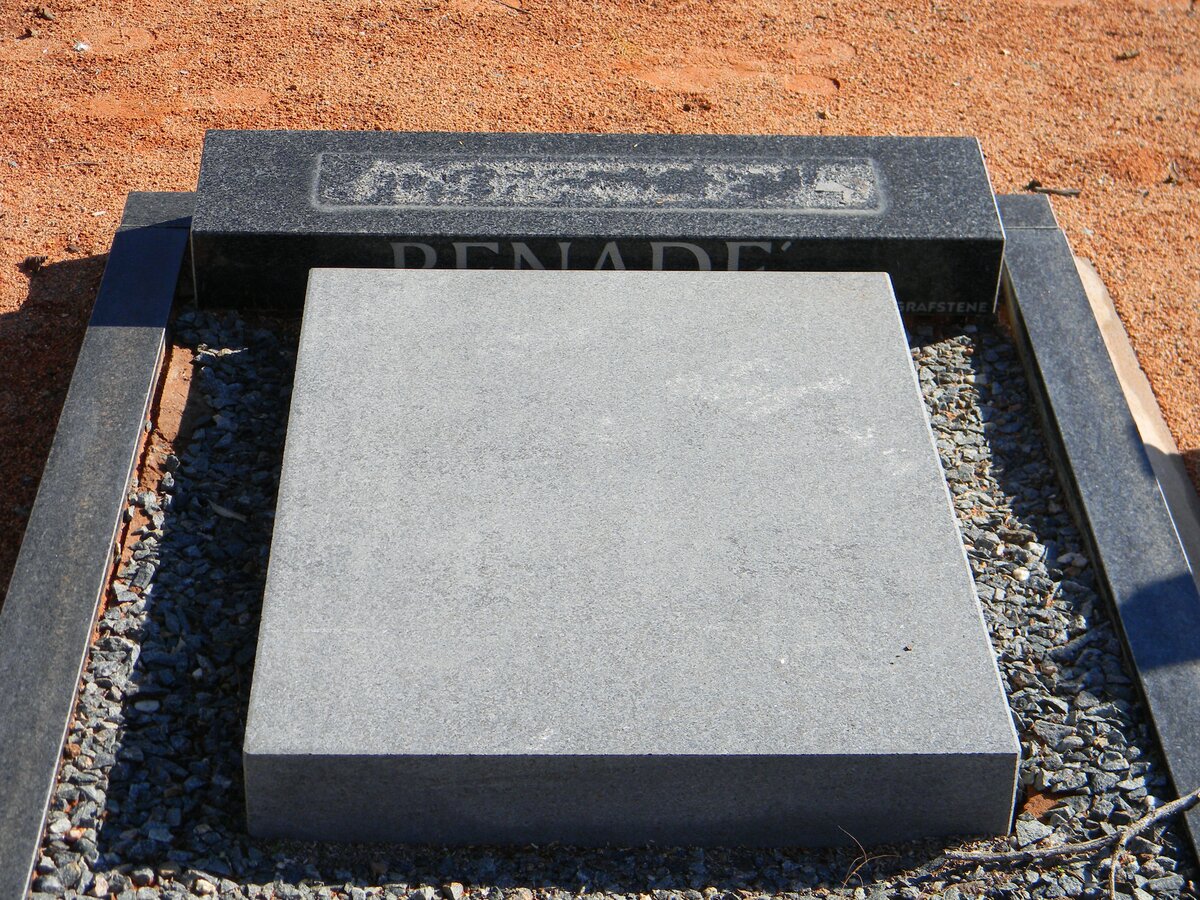 BENADE Jasper van der Westhuizen 1935-2004