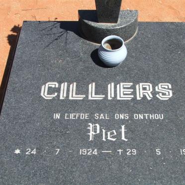CILLIERS Piet 1924-1993