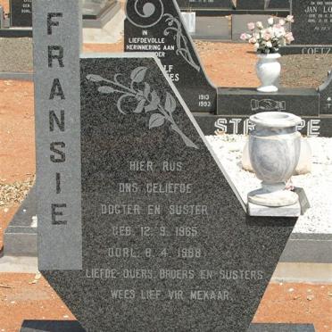 CRAFFORD Fransie 1965-1988