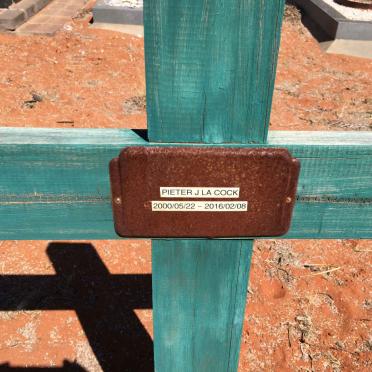 COCK Pieter J., la 2000-2016