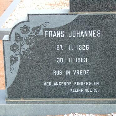 CRAFFORD Frans Johannes 1926-1983