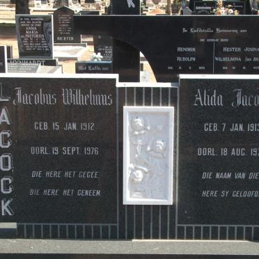 COCK Jacobus Wilhelmus, la 1912-1976 &amp; Alida Jacoba 1913-1976
