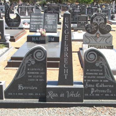 ENGELBRECHT Hercules 1908-1991 &amp; Anna Catharina Petronella 1905-1986