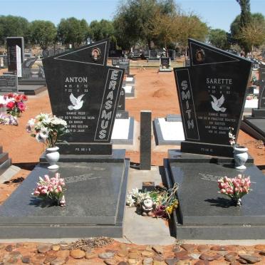 ERASMUS Anton 1972-1993 :: SMITH Sarette 1975-1993