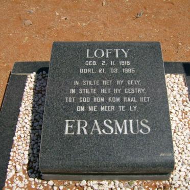 ERASMUS Lofty 1918-1985