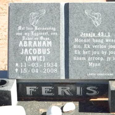 FERIS Abraham Jacobus 1934-2008