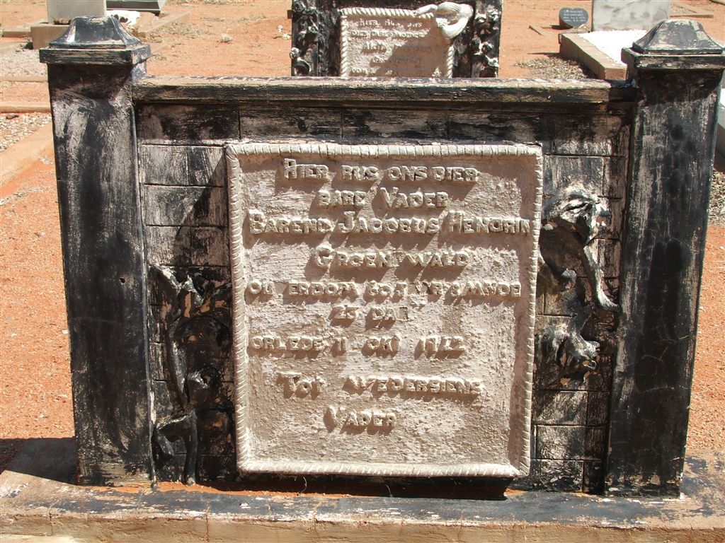 GROENEWALD Barend Jacobus Henorin -1942