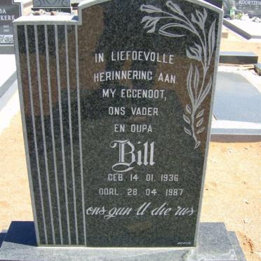 HANEKOM Bill 1936-1987