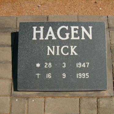 HAGEN Nick 1947-1995