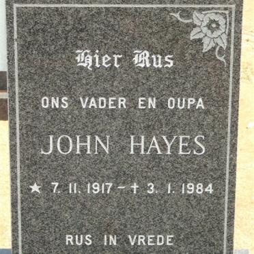 HAYES John 1917-1984