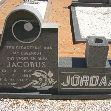 JORDAAN Jacobus 1929-1988