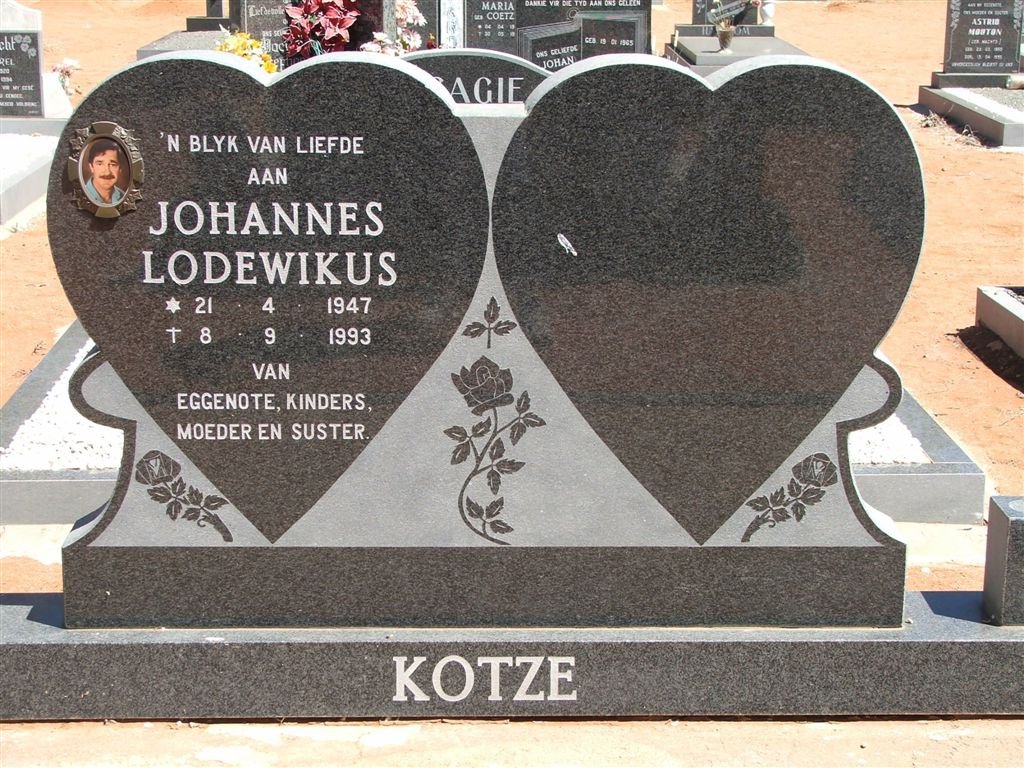 KOTZE Johannes Lodewikus 1947-1993