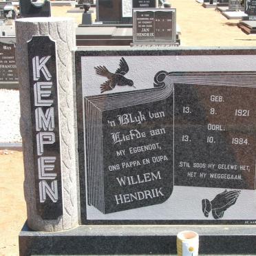 KEMPEN Willem Hendrik 1921-1984