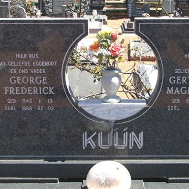 KUÜN George Frederick 1946-1998 &amp; Gertruida Magdalena 1943-