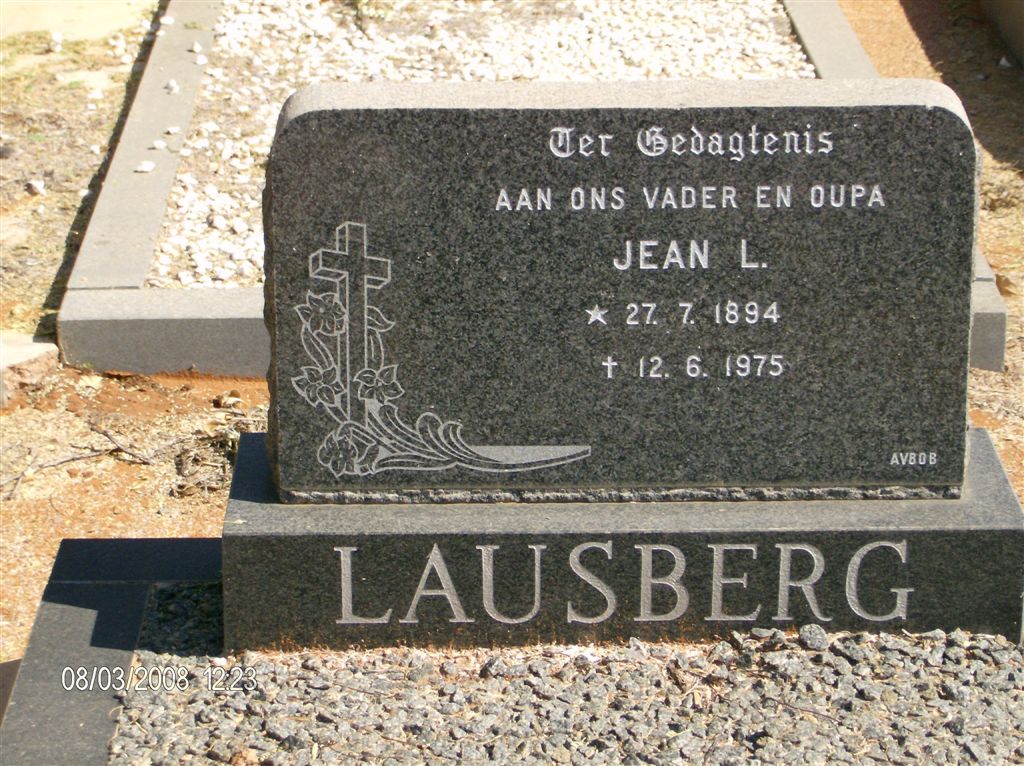 LAUSBERG Jean L. 1894-1975