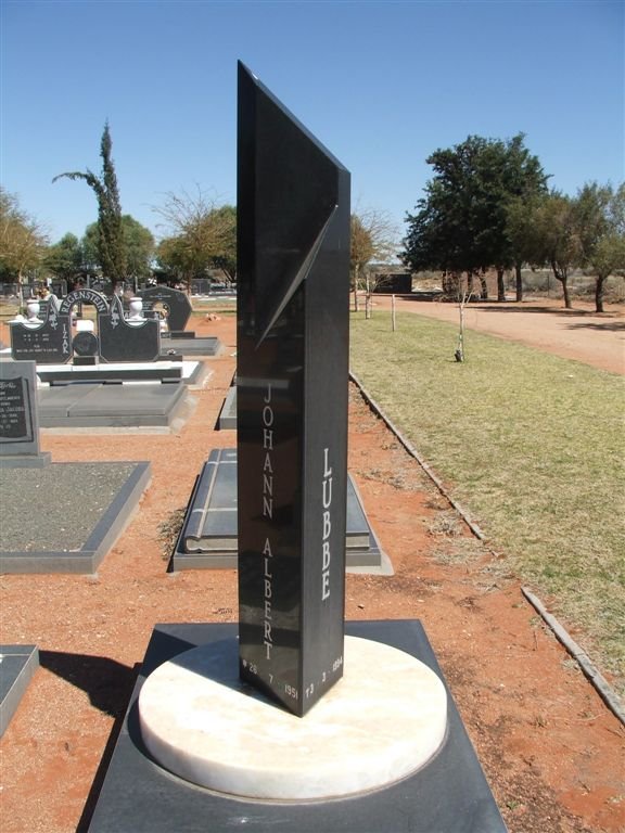 LUBBE Johann Albert 1951-1994