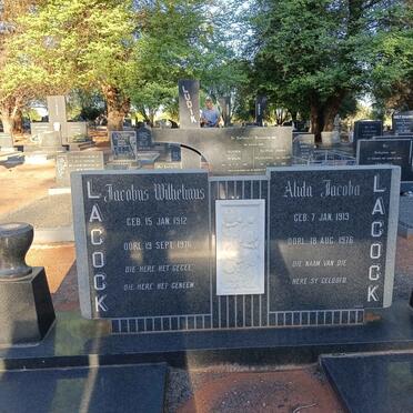 LACOCK Jacobus Wilhelmus 1912-1976 & Alida Jacoba 1913-1976