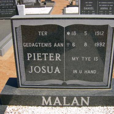 MALAN Pieter Josua 1912-1992