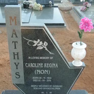 MATHYS Caroline Regina 1934-2010