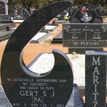 MARITZ Gert S.J. 1938-1987 &amp; Hester Sophia HOLTZHAUSEN 1942-
