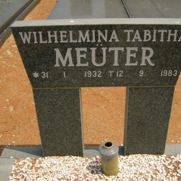 MEÜTER Wilhelmina Tabitha 1932-1983