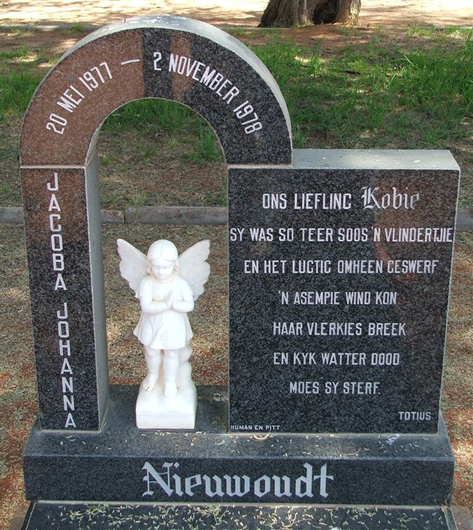 NIEUWOUDT Jacoba Johanna 1977-1978